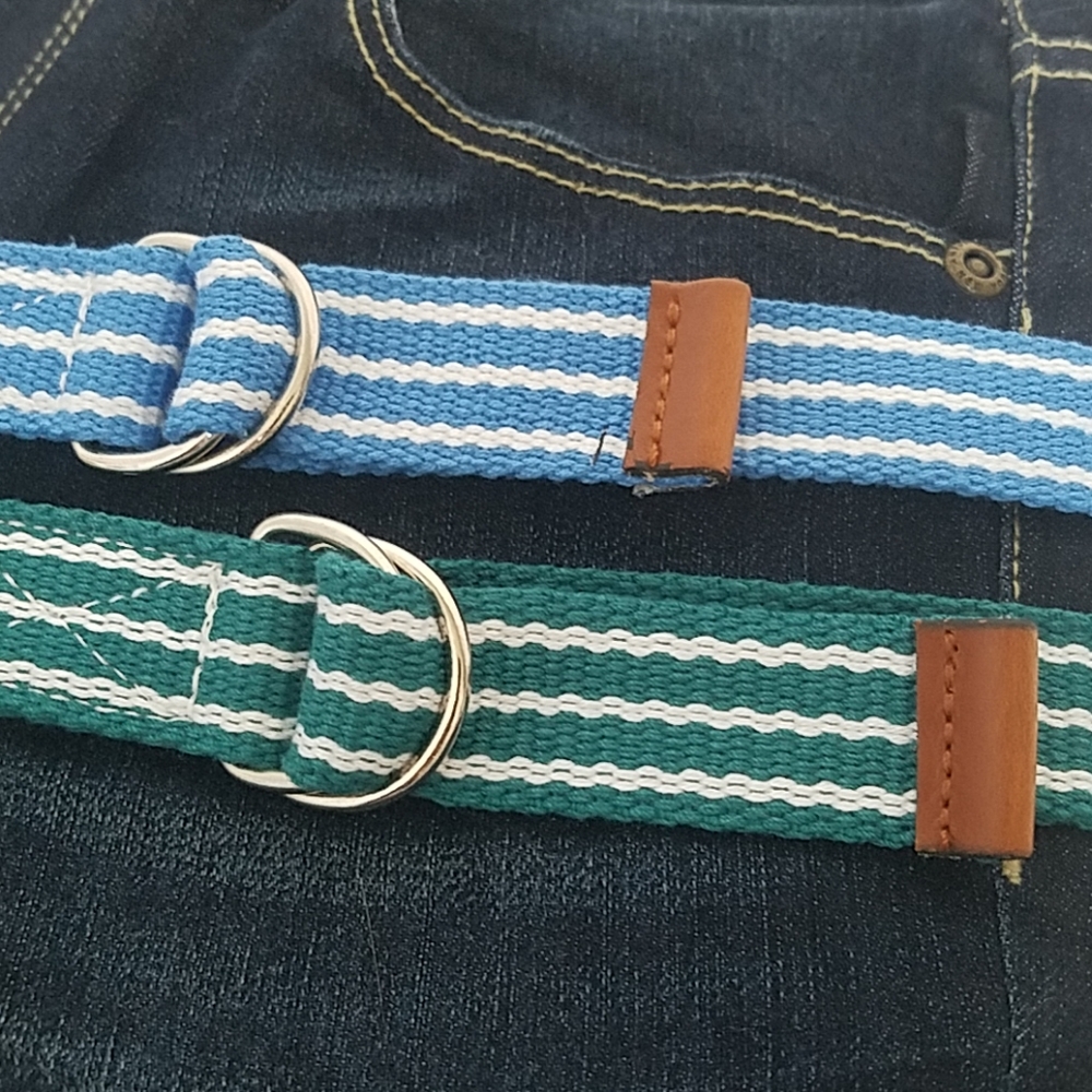 2 D-Ring Woven Belts